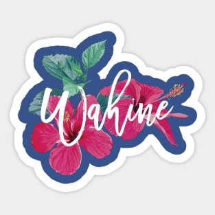 Wahine Sticker